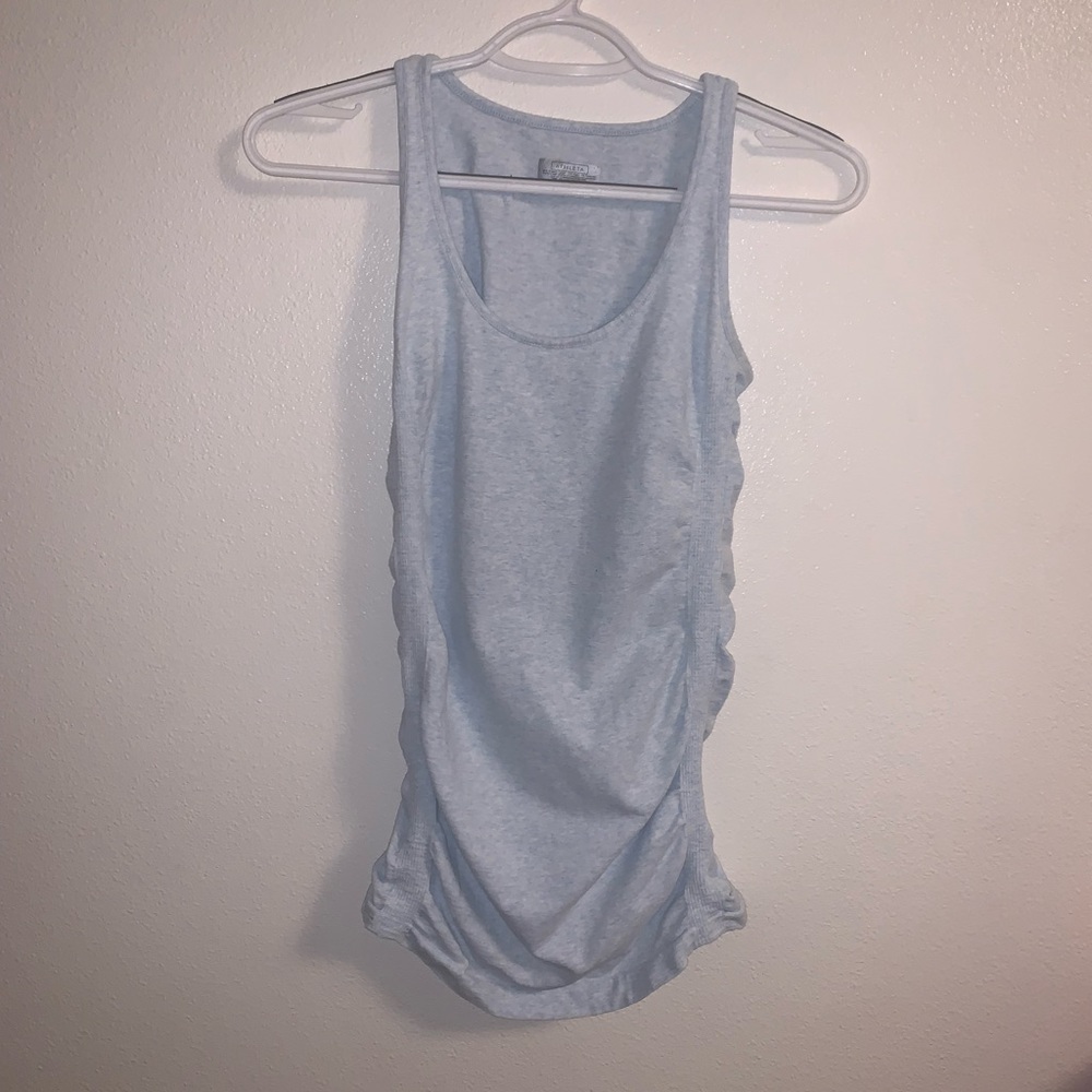 Blue Athleta Gathered Sides Tank Top Size XS